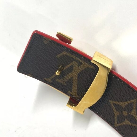 LOUIS VUITTON M0322W Monogram Belt - LV Initial 30MM Reversible Accessories ... - Picture 10 of 15